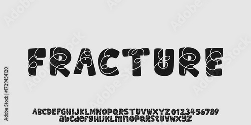 Elegant Font. Groovy Font. Graffiti Font. Creative Hand Drawn Uppercase and Number. Street Art Classic Lettering Fashion Designs Typography modern serif decorative vintage concept vector illustration