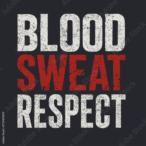 Blood Sweat Respect: The Ultimate Mantra for Gym Goers, Athletes, and Achievers – A Powerful Inspirational Design for Fitness Enthusiasts, Sports Lovers, and Anyone Driven by Hard Work, Grit, and Pure