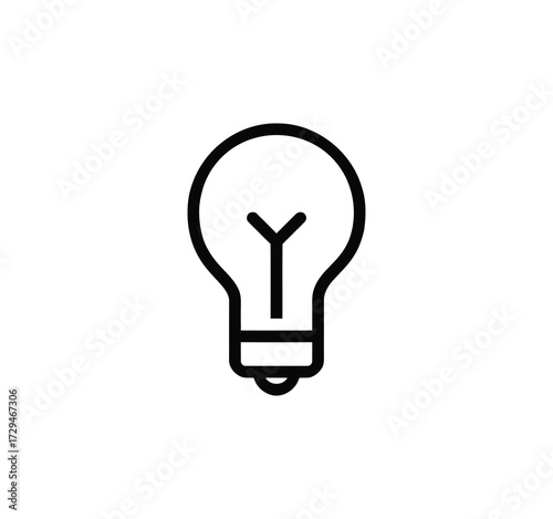 Icon Set for Ideas. Icons for creativity, problem-solving, innovation, strategy, and thought that include the idea lamp and bulb symbol. Vector illustration.