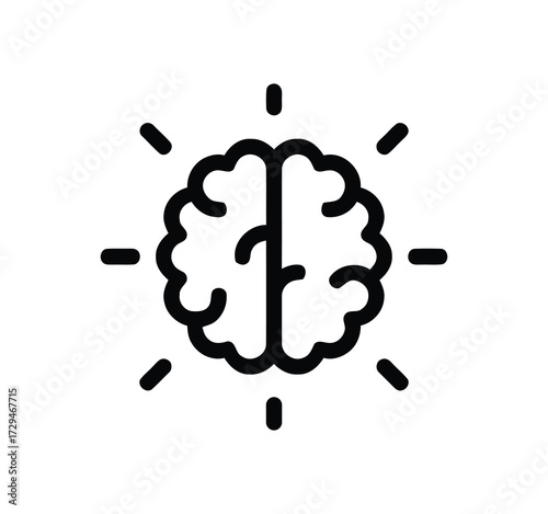 Icon Set for Ideas. Icons for creativity, problem-solving, innovation, strategy, and thought that include the idea lamp and bulb symbol. Vector illustration.