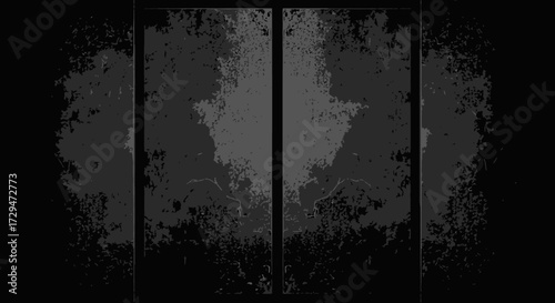 Dark Abstract Textured Background Representing Mysterious Industrial Doors With Subtle Grunge Elements and Moody Lighting