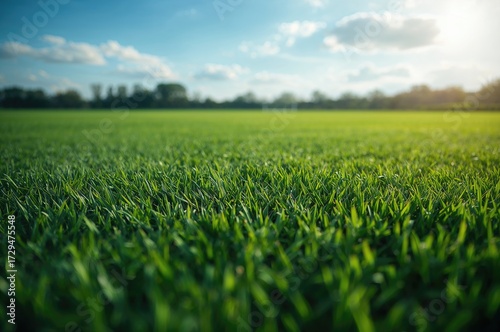 Background of a soccer pitc...