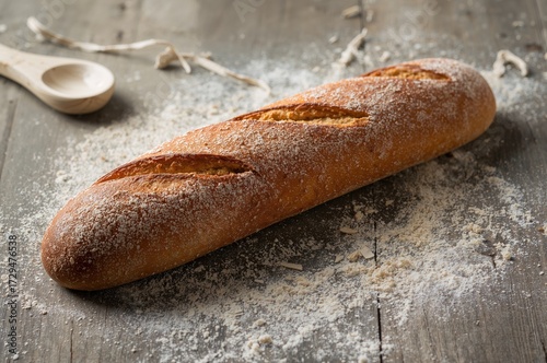 Newly baked classic loaf