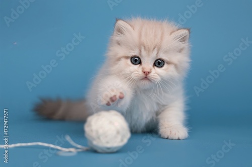 Soft kitten playing with ya...