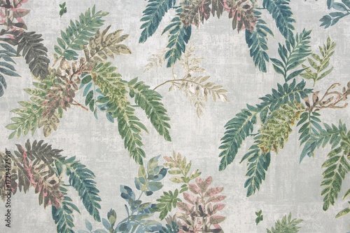 Seamless floral design feat...