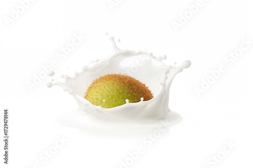 Kiwi fruit immersed in a sp...