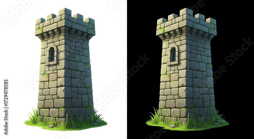 Stone Castle Tower Architecture Fortress Medieval Structure Defense Building
