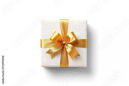 Present wrapped in a golden...