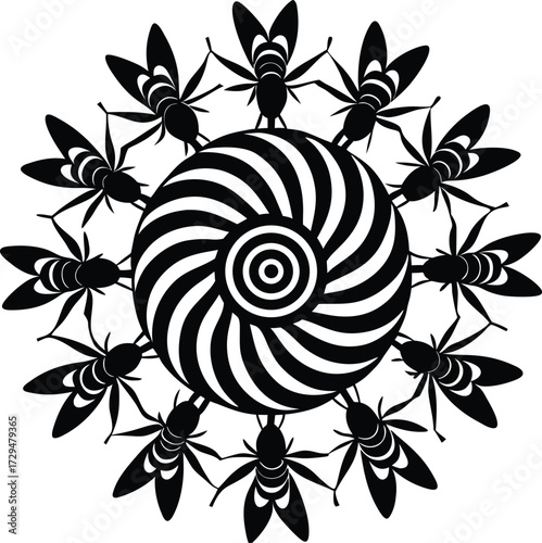 Abstract geometric pattern with subtle gradient texture and sharp edges isolated on transparent background