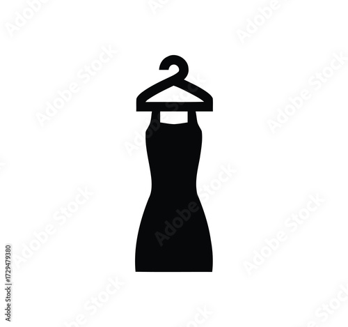 Set of thin line icons for clothing. editable stroke icons for luxury clothing. style icons. Symbols for T-shirt, pants, jacket, dress, shorts, shoes, and shirts.vector