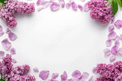 Delicate Lilac Blossoms and...