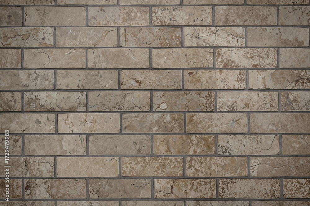 Fototapeta premium Close-up texture of a rough granite stone wall surface