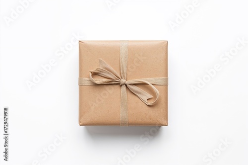 Present encased in brown wr...