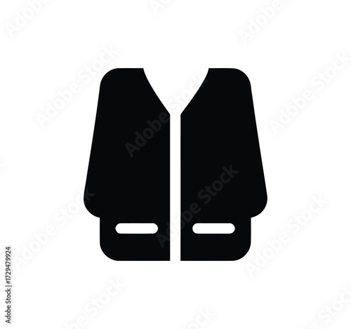 Set of thin line icons for clothing. editable stroke icons for luxury clothing. style icons. Symbols for T-shirt, pants, jacket, dress, shorts, shoes, and shirts.vector