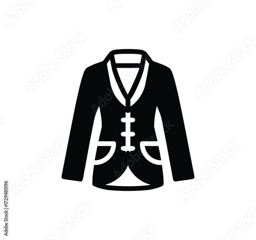 Set of thin line icons for clothing. editable stroke icons for luxury clothing. style icons. Symbols for T-shirt, pants, jacket, dress, shorts, shoes, and shirts.vector