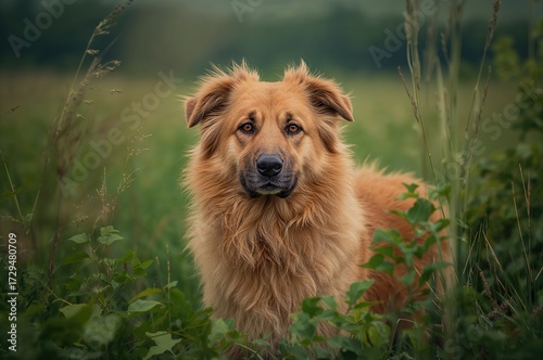 Golden Shepherd with Furry ...