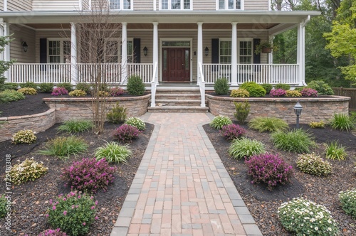 Charming city garden with s...