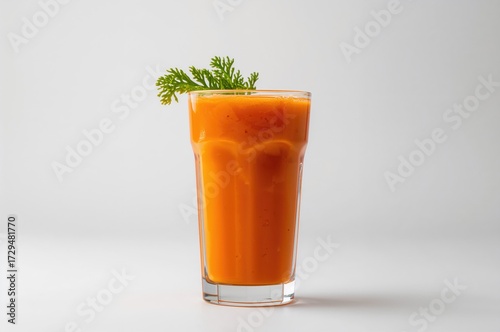 Cup filled with fresh carro...