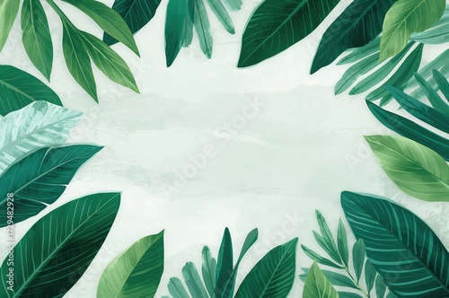 Background of Vibrant Green...