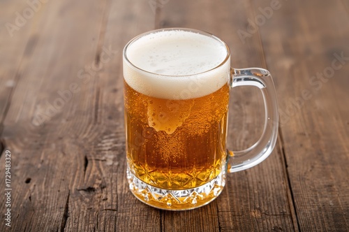 Fresh Beer Served in Glassw...