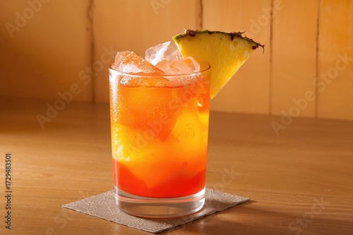 Cocktail Glass Featuring a ...