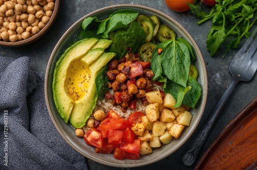 A colorful veggie bowl pack...