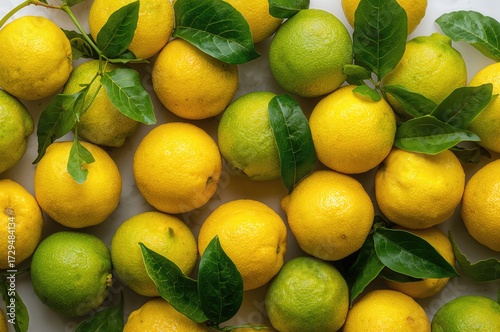 Organic Lemons with Fresh G...
