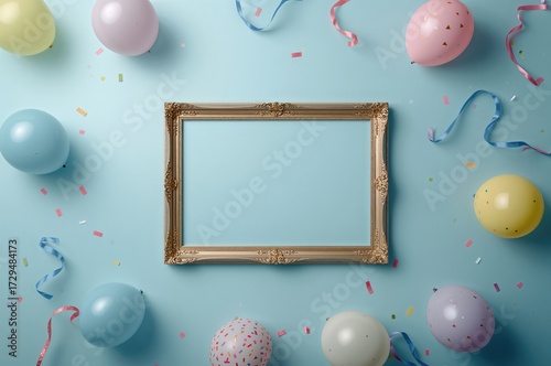 Decorative frame set agains...