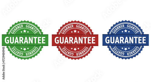 Multiple Guarantee Seals Offering Assurance and Trustworthy Commitment to Customers and Their Satisfaction