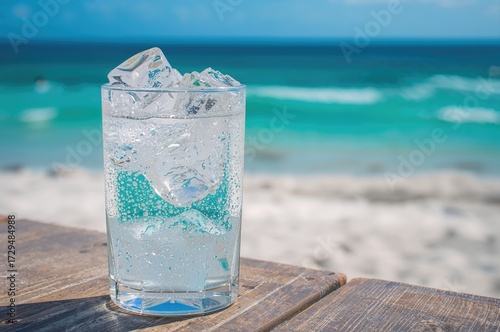 Chilled mineral water serve...