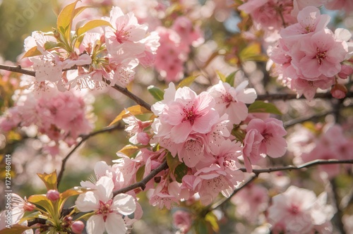 Beautiful Pink Peach Flower...