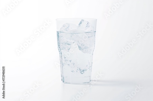 Carbonated mineral water wi...
