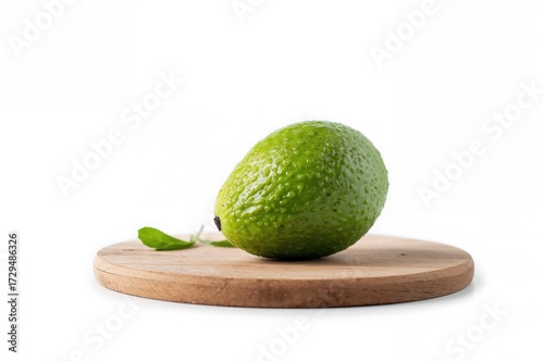 Ripe avocado cut open again...