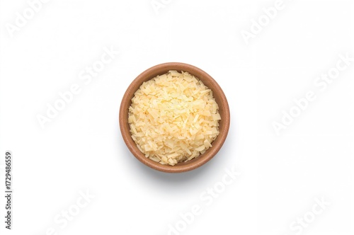 Ceramic bowl filled with sh...