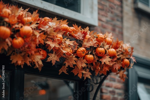 Profile of an orange autumn...