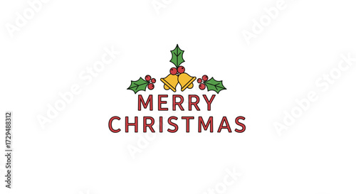 Merry Christmas Festive Holiday Season Greeting