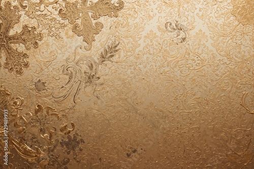 Golden textured backdrop. D...