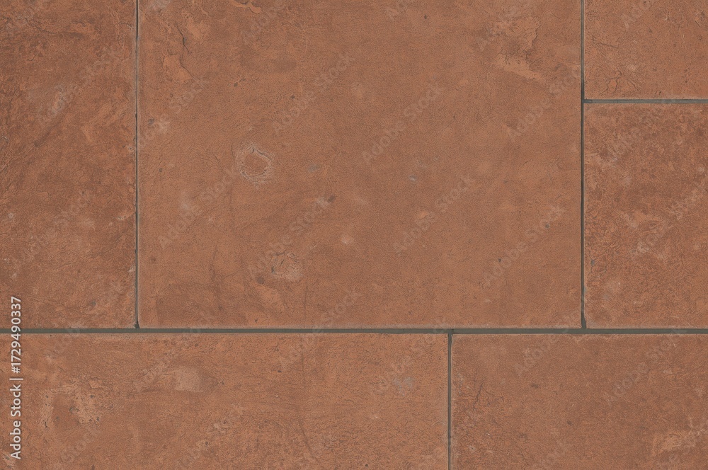 Fototapeta premium Surface made of brown earthenware tiles, ideal for texture and backdrop