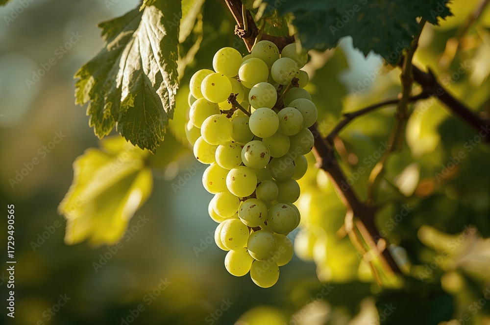Fototapeta premium Fruit hanging on tree branches ready for harvest