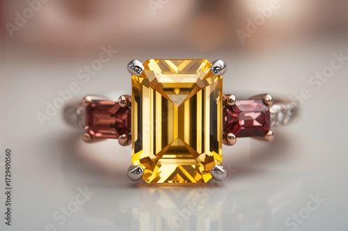 Authentic mined natural yel...