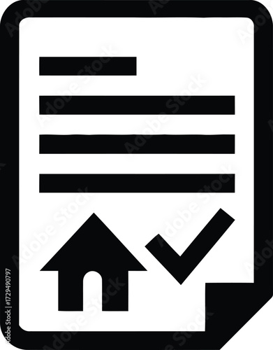 Construction and Real Estate Line Icon Set. An assortment of outline icons pertaining to real estate, purchasing, renting, homes, and homes. Linear Business Symbols in an Editable Stroke Vector Illust