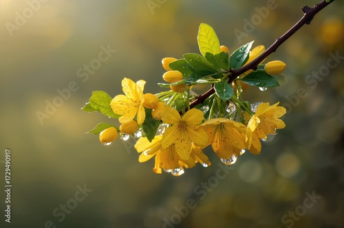 Macro photo of a raindrop-c...