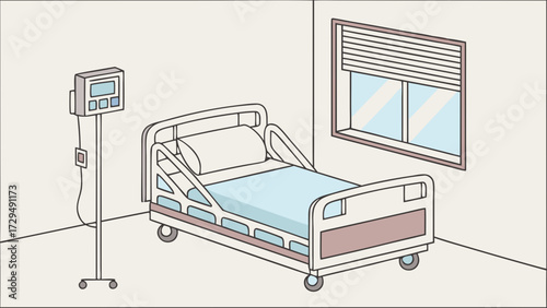 hospital bed room