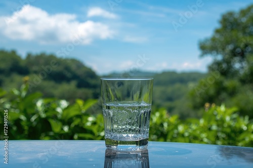 Transparent Glass Filled Wi...
