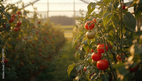 Beautiful ripe red tomatoes...