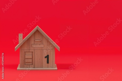 Wooden House Number One on ...