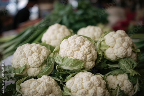 Close-up of crisp white cau...