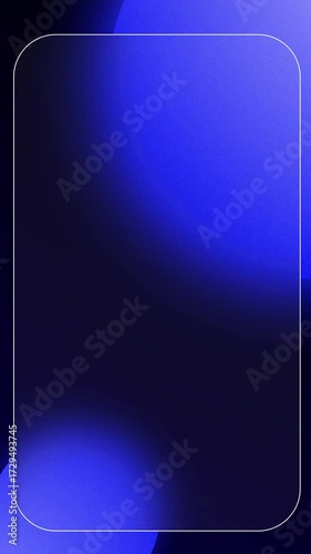 circle blue background with blur template, abstract visual geometric shape animation for modern digital design, dynamic backdrop for presentation, futuristic motion graphics and creative project