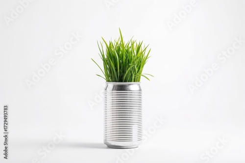 Green Grass Sprouting from ...