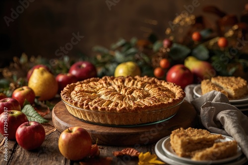 Pie Made with Fresh Green A...